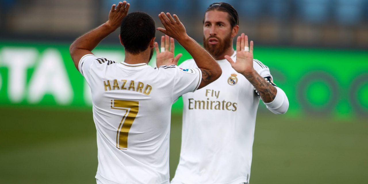 Eden Hazard và Ramos